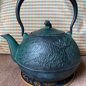 Teavana cast iron teapot.